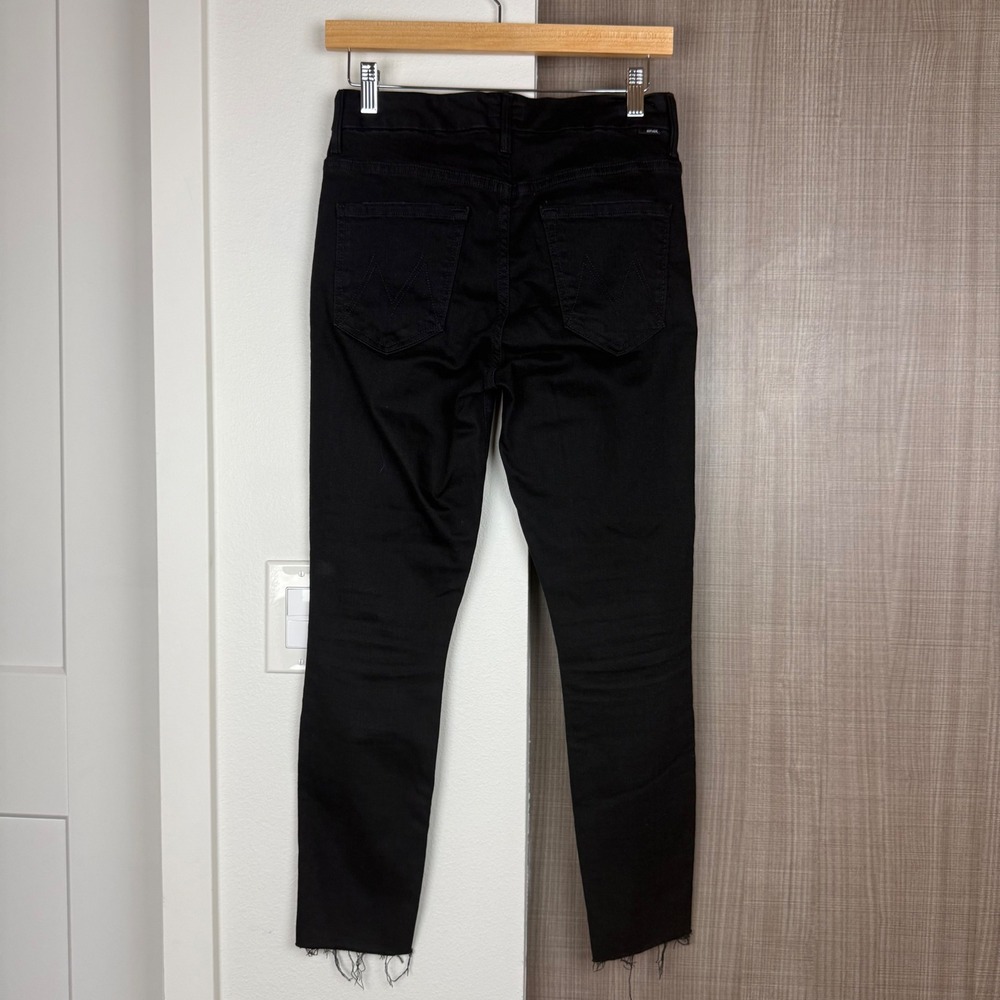 Mother Black The Pixie Ankle Fray Jeans in‎ Not Guilty - Picture 8 of 14